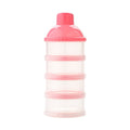 Portable Milk Powder Formula Dispenser Food Container Storage Feeding Box for Baby Pink