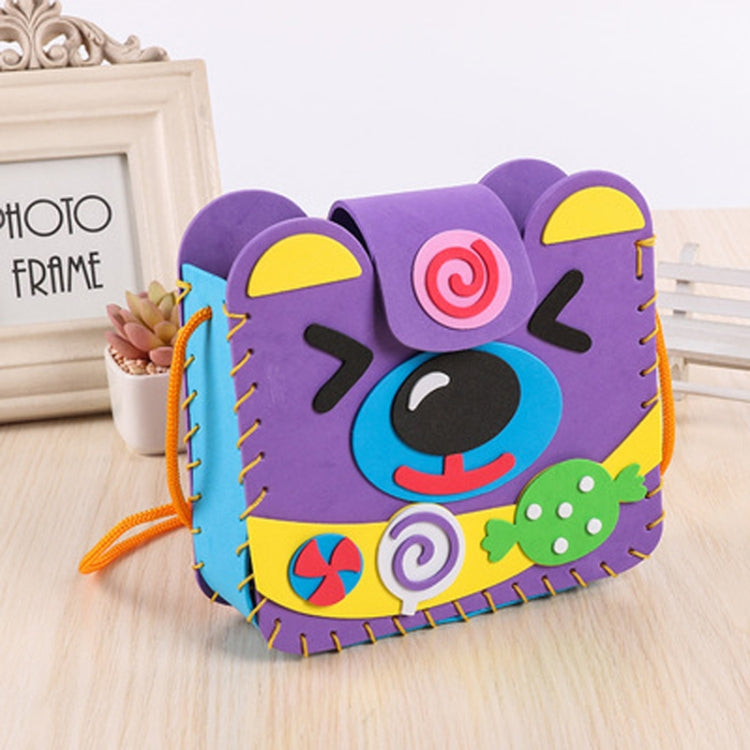 3 PCS Multicolor EVA Foam Puzzles Lovely Animals Children Handmade Bags, Random Style Delivery, 3 PCS EVA Foam Puzzles 3 PCS EVA Foam Puzzles