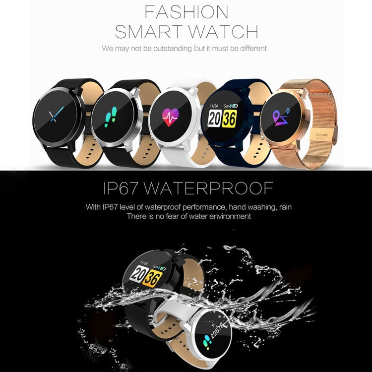 Q8 Fitness Tracker – IP67 Waterproof, Blood Pressure Monitoring, Heart Rate Monitoring