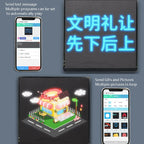 LED Backpack Screen Bluetooth Version Smart Full Colorful Display LED Advertising Screen, YSP-001