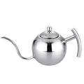Hand Flush Pot Mocha Coffee Pot Stainless Steel Coffee Pot European Style Stainless Steel Teapot With Strainer, 1L, 0.85L 1L