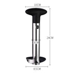2 PCS Stainless Steel Pineapple Peeler Slicers Fruit Cutter Kitchen Tools, Pineapple Corer Slicer (Black handle), Pineapple Corer Slicer (Yellow handle)