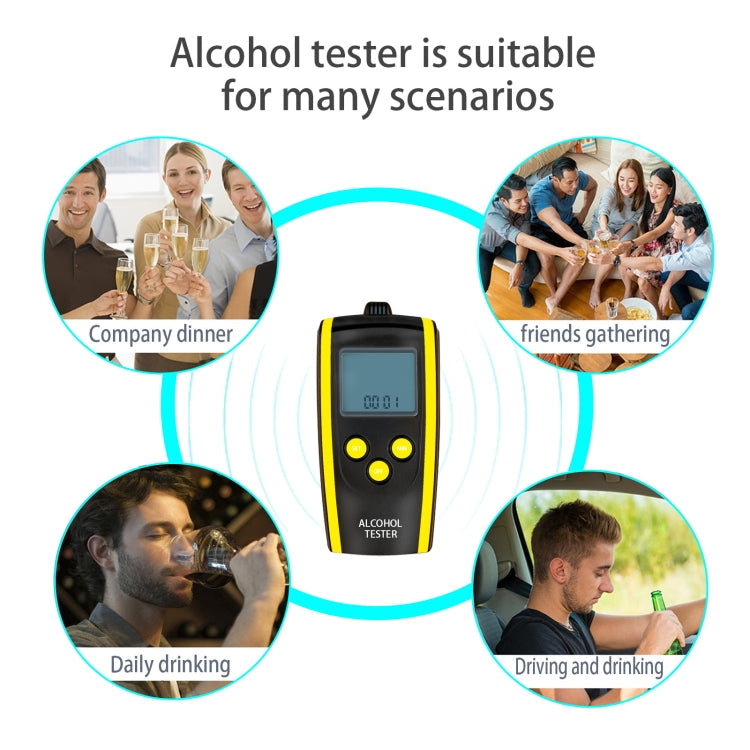 HT-611 Alcohol Tester High Resolution Audio Breathing Alcohol Tester, HT-611 – Durable Build, Easy to Use