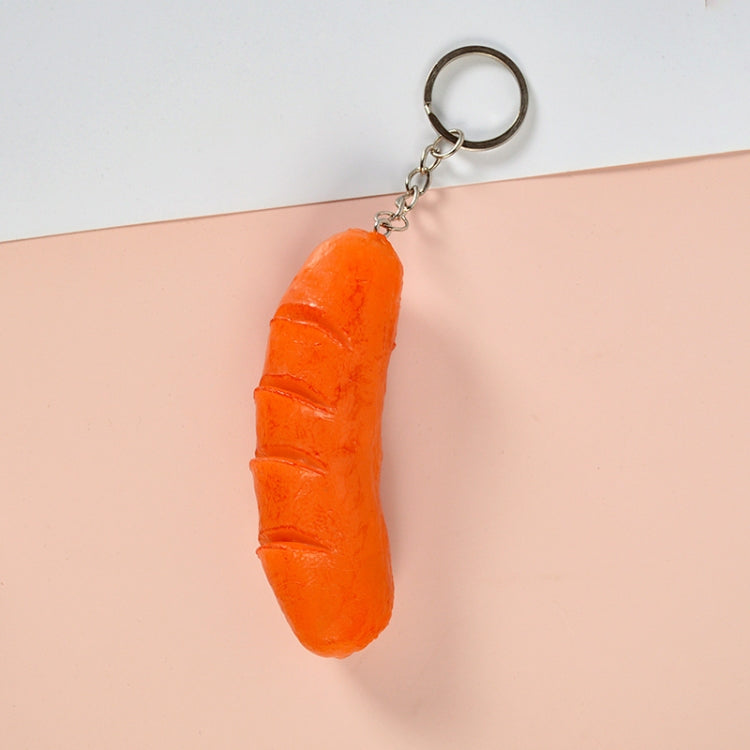 PVC Simulation Vegetable Model Pendant Creative Play House Small Toys, 3 PCS Keychain Hot Dog, 3 PCS Keychain Corn, 3 PCS Keychain Broccoli, 10 PCS Keychain Fungus, 5 PCS Keychain Lotus Root, 5 PCS Keychain Kelp, 5 PCS Keychain Ham Sausage – Durable... 3 PCS Keychain Hot Dog