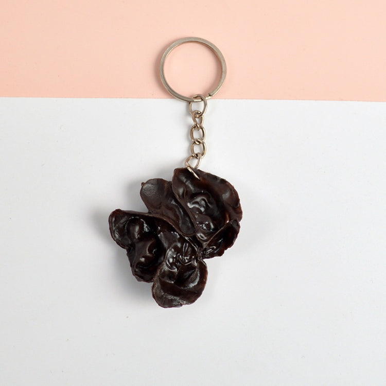 PVC Simulation Vegetable Model Pendant Creative Play House Small Toys, 3 PCS Keychain Hot Dog, 3 PCS Keychain Corn, 3 PCS Keychain Broccoli, 10 PCS Keychain Fungus, 5 PCS Keychain Lotus Root, 5 PCS Keychain Kelp, 5 PCS Keychain Ham Sausage – Durable... 10 PCS Keychain Fungus
