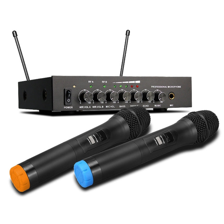 S-16-1 Household Smart TV U Segment Bluetooth Wireless Microphone With Tuning Reverberation 1 In 2, US Plug Default Title