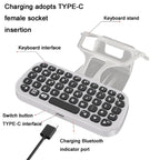 DOBE TP5-0556 Bluetooth Keyboard Wireless Gamepad With Headphone Jack For PS5, TP5-0556 Bluetooth Keyboard