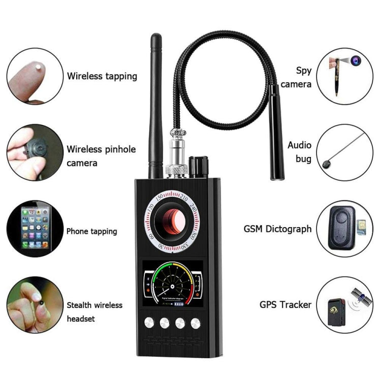 K68 Hotel Anti-Sneak Shooting Anti-Location Automatic Detection Anti-Eavesdropping And Anti-Monitoring Camera Signal Detector, K68 – Durable Build, Easy to Use