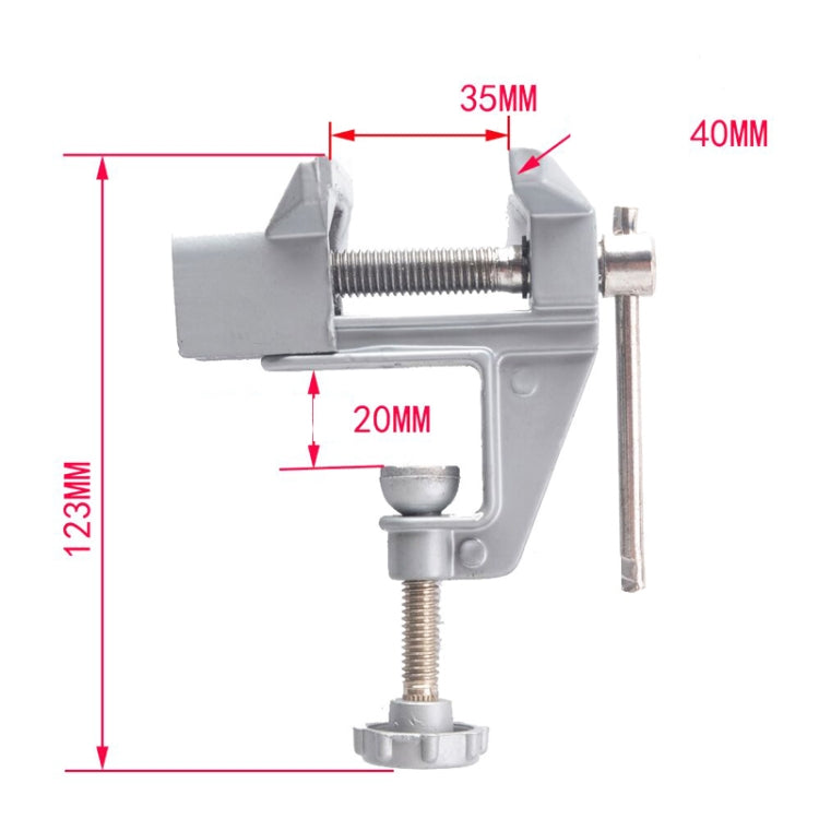 5893 Portable Mini Aluminum Alloy Table Pliers Bench Vise Manual DIY Tool, Table Pliers Bench – Aluminum Alloy