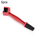 1 Set BG-7168 Bicycle And Motorcycle Cleaning Brush Three-Sided Chain Brush, Colour: Blue + Small Brush, 5 PCS Red, 5 PCS Blue, 5 PCS Black, Red + Small Brush, Blue + Small Brush 5 PCS Red