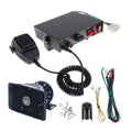 200W 12/24V Car Alert Host With Shoutlers 9 Sound Car Alarm Speaker, 9 Sound 9 Sound