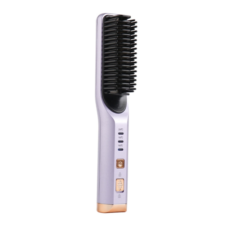 2 In 1 Curling And Straightening Dual-Use Mini Multi-Function Hair Straightener, Colour :, White, Red, Pink, Black, Blue, Purple – TPU Purple