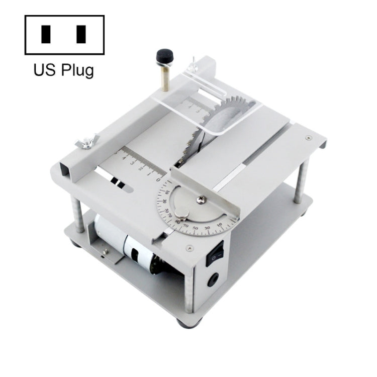150W Miniature Precision Table Saw Mini Chainsaw Portable Woodworking Sliding Table Saw Multifunctional Cutting Machine,, US Plug, EU Plug, UK Plug, AU Plug US Plug