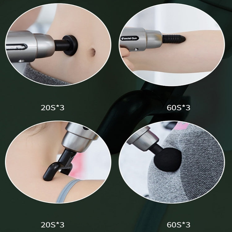 Fascia Massager Mini Electric Muscle Massager Portable Fitness Muscle Relaxing Massager, Button