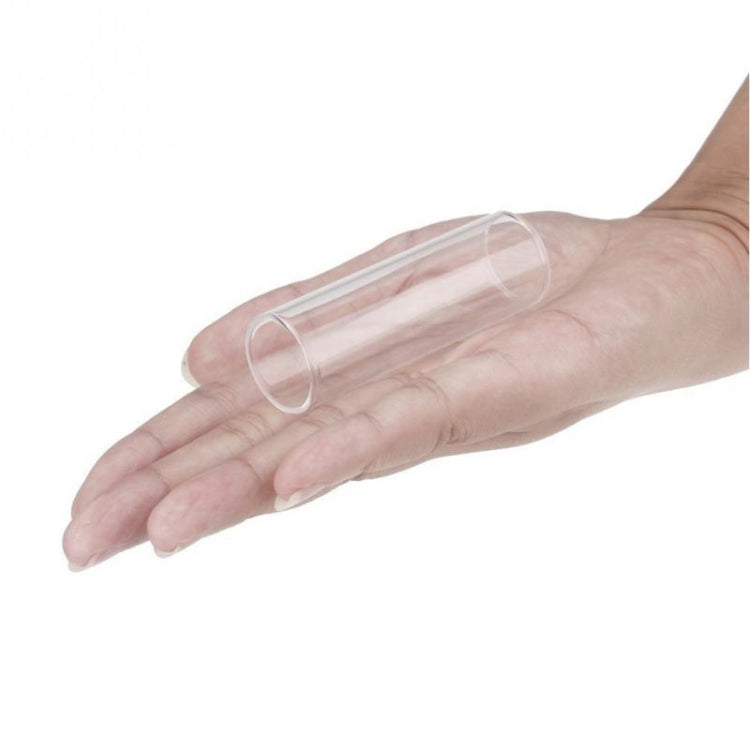 M02219 4 in 1 Plexiglass Slid Bar + Stainless Steel Slid Bar + Celluloid Guitar Finger Pick + Plastic Box Set, Plexiglass Slid Bar – Durable Build, Easy to Use