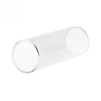 M02219 4 in 1 Plexiglass Slid Bar + Stainless Steel Slid Bar + Celluloid Guitar Finger Pick + Plastic Box Set, Plexiglass Slid Bar – Durable Build, Easy to Use