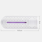 10W Household Shoe Dryer Shoe Deodorant Shoe Dryer Smart Timed Folding Shoe Baker Socks Dryer, With Purple Lamp EU Plug, Without Purple Lamp EU Plug