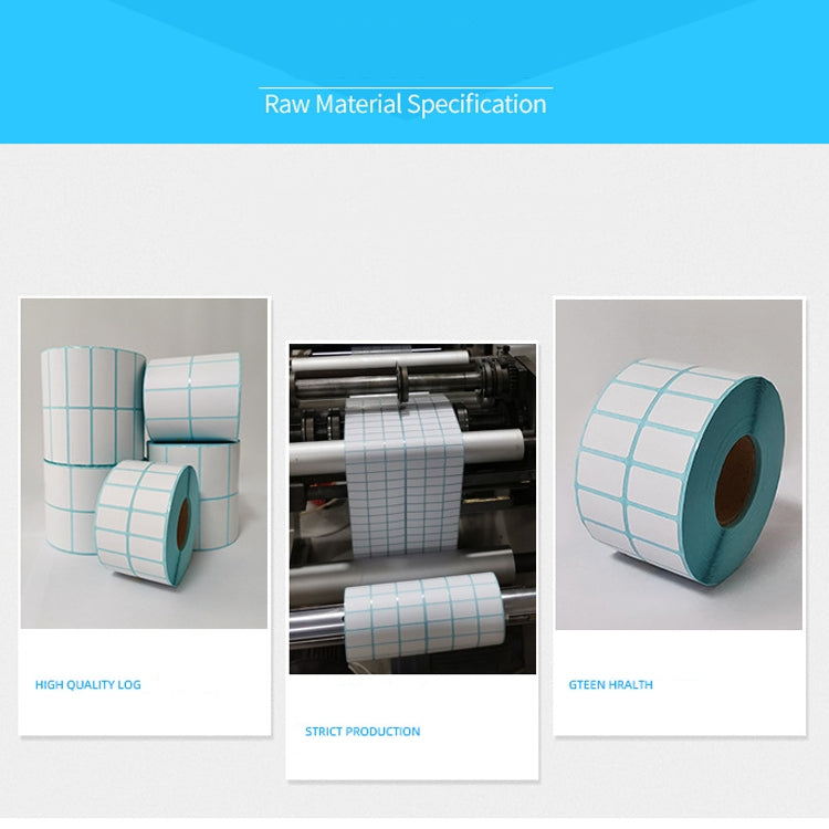 Sc5030 Double-Row Three-Proof Thermal Paper Waterproof Barcode Sticker, 50 x 40 mm (2000 Pieces), 50 x 35 mm (2000 Pieces), 50 x 30 mm (2000 Pieces), 50 x 25 mm (2500 Pieces), 50 x 20 mm (5000 Pieces), 40 x 80 mm (1000 Pieces), 40 x 70 mm (2000 Piece...