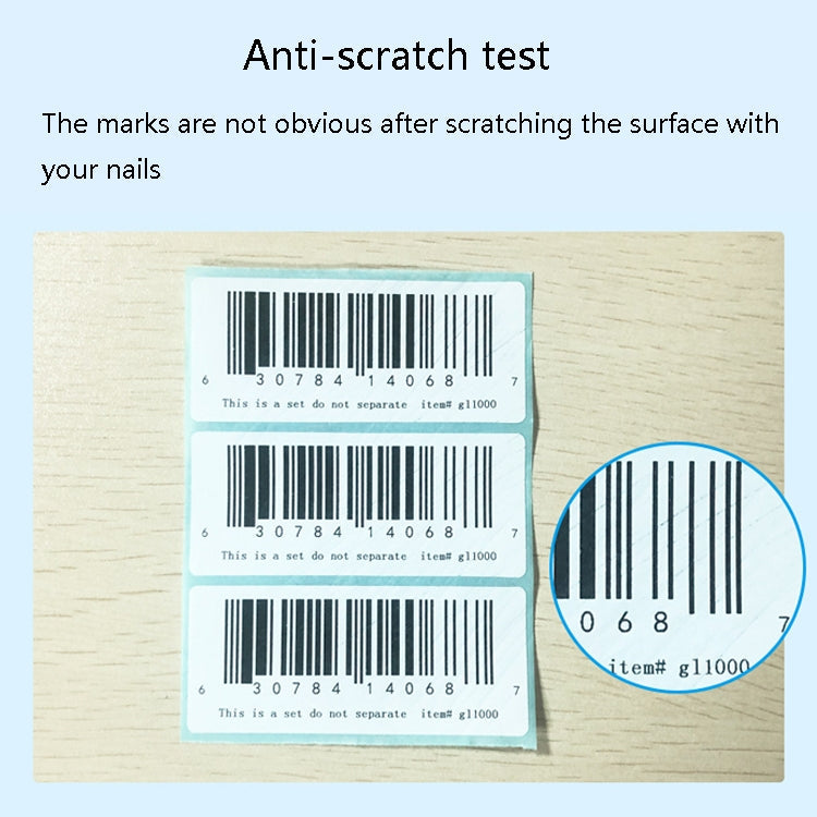 Sc5030 Double-Row Three-Proof Thermal Paper Waterproof Barcode Sticker, 50 x 40 mm (2000 Pieces), 50 x 35 mm (2000 Pieces), 50 x 30 mm (2000 Pieces), 50 x 25 mm (2500 Pieces), 50 x 20 mm (5000 Pieces), 40 x 80 mm (1000 Pieces), 40 x 70 mm (2000 Piece...
