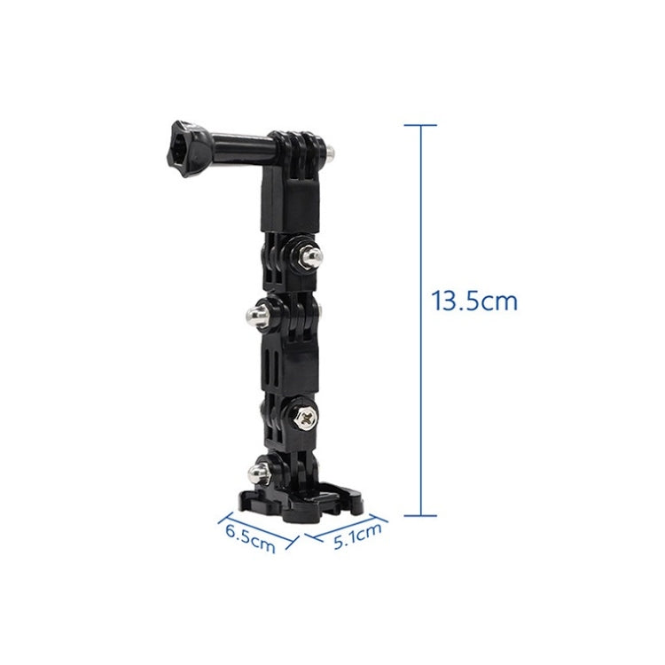 2 Set Cycling Helmet Adhesive Multi-Joint Arm Fixed Mount Set for DJI Osmo Action, GoPro HERO9 Black / HERO8 Black /7 /6 /5 /5 Session /4 Session /4 /3+ /3 /2 /1, Xiaoyi and Other Action Cameras, Style 3 Cycling Helmet Kit, Style 4 Cycling Helmet...