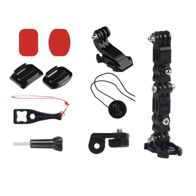 2 Set Cycling Helmet Adhesive Multi-Joint Arm Fixed Mount Set for DJI Osmo Action, GoPro HERO9 Black / HERO8 Black /7 /6 /5 /5 Session /4 Session /4 /3+ /3 /2 /1, Xiaoyi and Other Action Cameras, Style 3 Cycling Helmet Kit, Style 4 Cycling Helmet Kit  ... Style 3 Cycling Helmet Kit