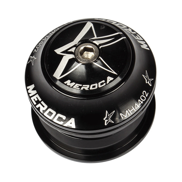 MEROCA Bearing Bowl Mountain Tower 44mm Built-In Straight Tube Bowl, Black, Red, Blue, Green, Purple, Gold Black