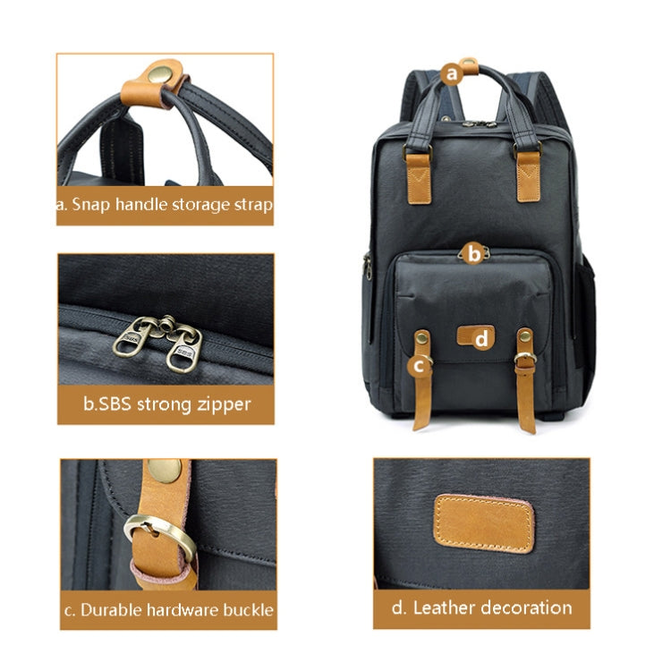 272 Wearable Shoulder Camera Bag Waterproof SLR Digital Camera Bag, Khaki, Green – Waterproof, Wear-resistant, Non-slip