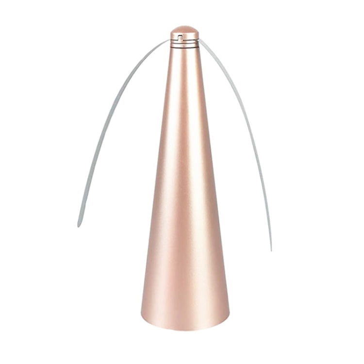 Outdoor Multi-Function Fan Leaf Fly Repeller Automatic Fly Trap Mosquito Repellent Fan – Durable Build, Easy to Use Gold
