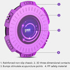 KINGZE Home Waist Twist Board Fitness Equipment Sports Abdomen Revolving Twisting Machine, Purple, Fresh Green, Purple + Pull Rope, Fresh Green + Pull Rope