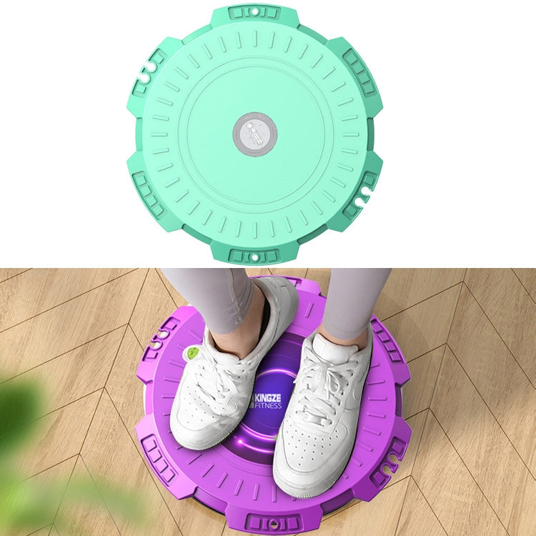 KINGZE Home Waist Twist Board Fitness Equipment Sports Abdomen Revolving Twisting Machine, Purple, Fresh Green, Purple + Pull Rope, Fresh Green + Pull Rope – Non-slip Fresh Green