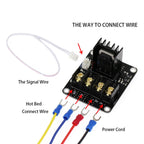3D Printer Heated Bed Power Expansion Module MOSFET Board for ANET A8 3D Printer, 2 PCS/Set
