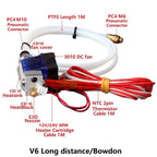 3D V6 Printer Extrusion Head Printer J-Head Hotend With Single Cooling Fan, Remotely 1.75 / 0.2mm, Remotely 1.75 / 0.3mm, Remotely 1.75 / 0.4mm, Remotely 1.75 / 0.5mm, Remotely 3 / 0.2mm, Remotely 3 / 0.3mm, Remotely 3 / 0.4mm, Remotely 3 / 0.5mm... –...
