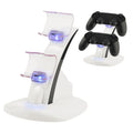 IPLAY LED Micro Dual Controller Holder Charger 2 LED Micro USB Handle Fast Charging Dock Station Stand Charger for PS4 Controller, For Xbox One Controller For Xbox One Controller
