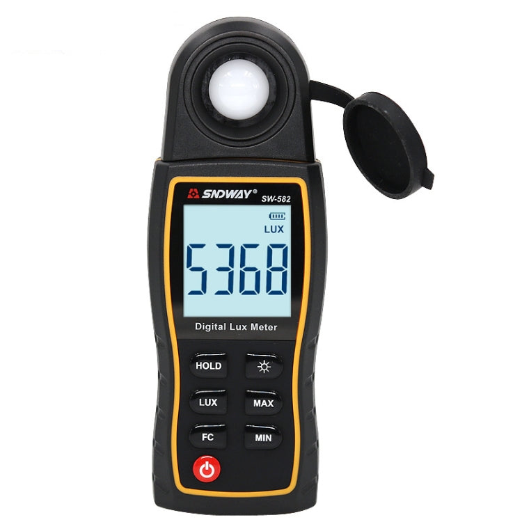 SNDWAY SW582 Handheld Digital Illuminance Meter High-Precision Digital Light Meter, SW582 SW582