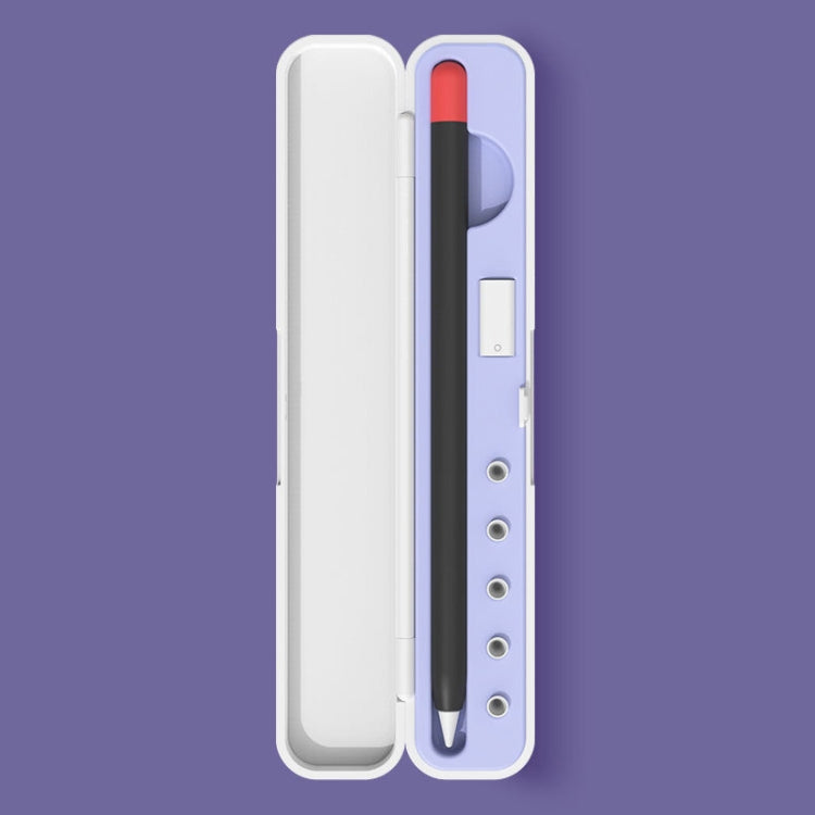 Storage Box – Silicone (Apple Pencil 1) 10mm (Clove Purple)