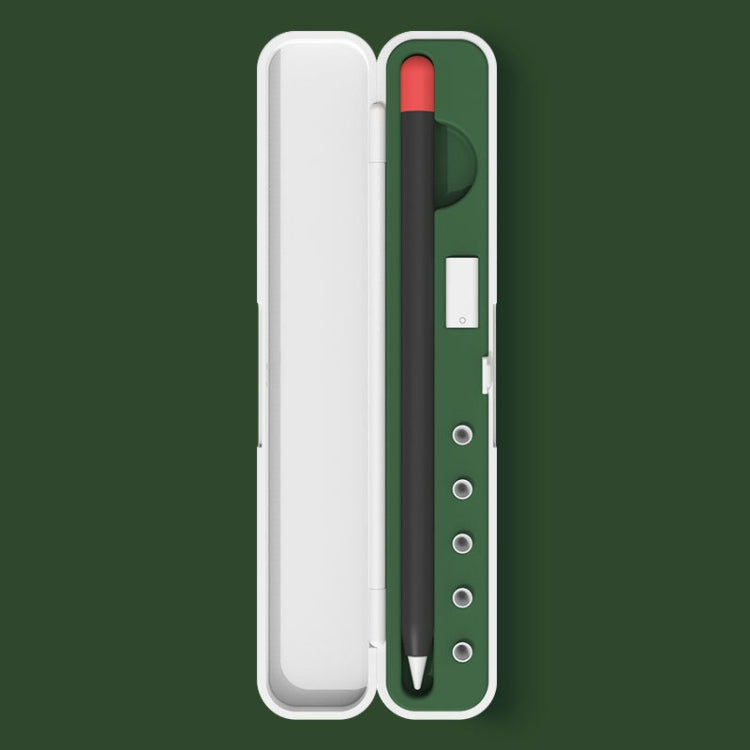 Storage Box – Silicone (Apple Pencil 1) 10mm (Dark Night Green)