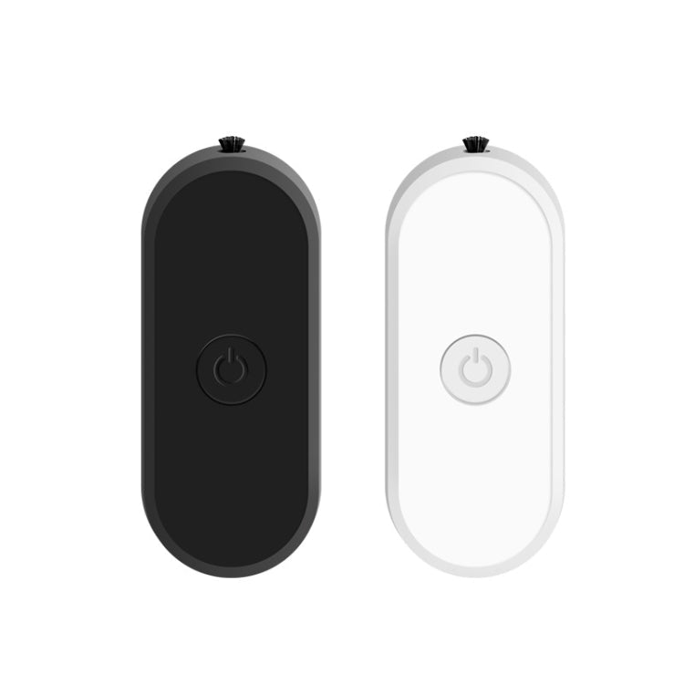 EP206 Hanging Neck Negative Ion Necklace Air Purifier, Black, White – Wear-resistant, Lanyard