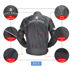 GHOST RACING GR-Y05 Motorcycle Cycling Cloth Men Knight Racing Jacket Keep Warm Anti-Fall Locomotive Off-Road Suit, L, XL, XXL, XXXL