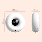 ZC01 Intelligent Wall-Mounted Hand Washing Automatic Soap Dispenser Induction Foamer, ZC01 White
