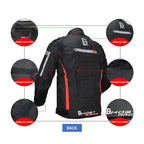 GHOST RACING GR-Y07 Motorcycle Cycling Jacket Four Seasons Locomotive Racing Anti-Fall Cloth, M, L, XXL, XXXL, XXXXL, XXXXXL