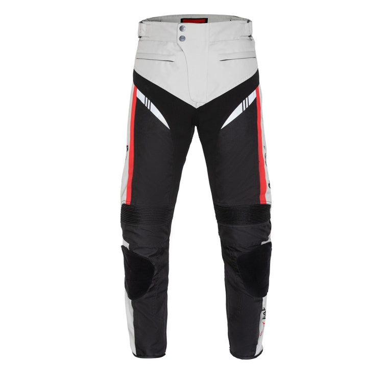 GHOST RACING GR-K06 Motorcycle Riding Trousers Racing Motorcycle Anti-Fall Windproof Keep Warm Pants, M, L, XL, XXL, XXXL, XXXXL M Grey