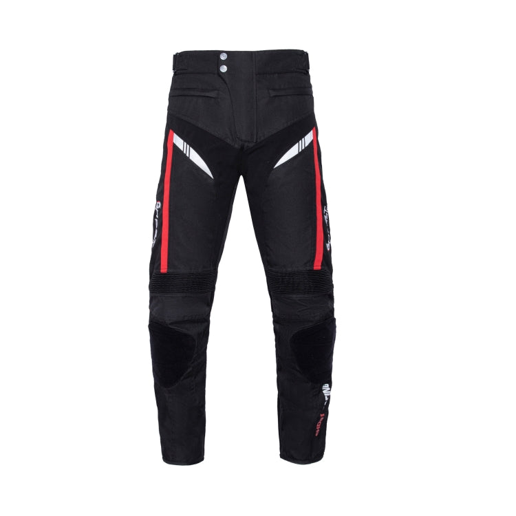 GHOST RACING GR-K06 Motorcycle Riding Trousers Racing Motorcycle Anti-Fall Windproof Keep Warm Pants, M, L, XL, XXL, XXXL, XXXXL – Wear-resistant XL Black