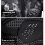 GHOST RACING F060 Motorcycle Armor Suit Riding Protective Gear Chest Protector Elbow Pad Fall Protection Suit, S, M, L, XL, XXL, XXXL