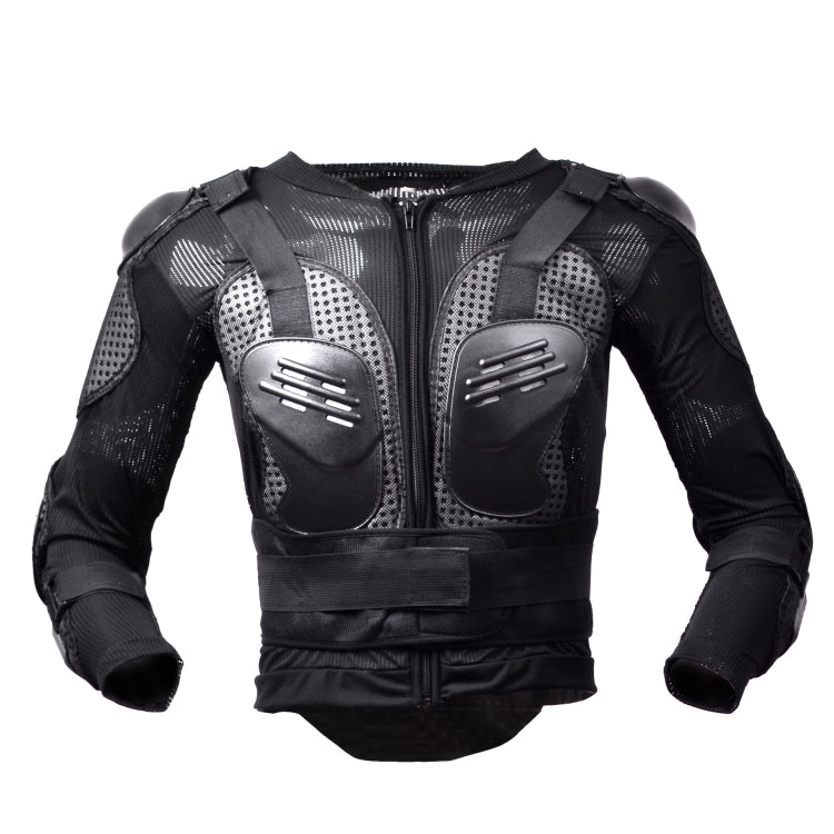 GHOST RACING F060 Motorcycle Armor Suit Riding Protective Gear Chest Protector Elbow Pad Fall Protection Suit, S, M, L, XL, XXL, XXXL – Non-slip XL Black