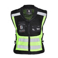 GHOST RACING GR-Y06 Motorcycle Riding Vest Safety Reflective Vest, M, L, XL, XXXL, XXL M Fluorescent Green