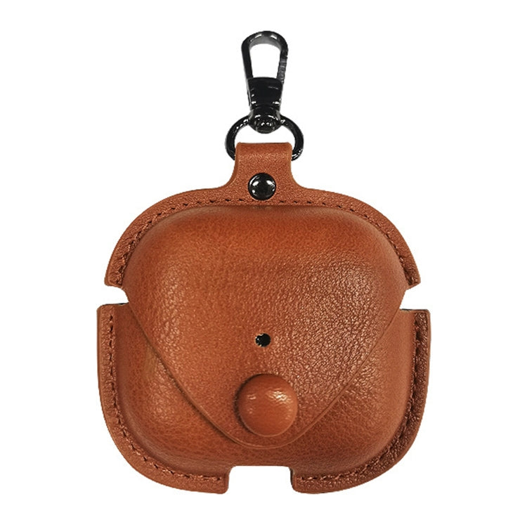 PU Protective Case – Leather For AirPods 3 Brown