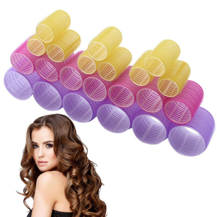 12 PCS/Set Self-Adhesive Curling Iron Hair Core Fluffy Hairdressing Tool，Random Colour Delivery, 63x44mm, 63x32mm, 63x40mm, 63x24mm, 63x36mm, 63x48mm, 63x28mm – Durable Build, Easy to Use