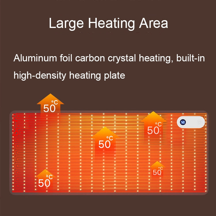 Intelligent Digital Display Timing Heating Mouse Pad Office Desktop Electric Heating Mat, CN Plug, Rabbit 80x33cm, Black 80x33cm, Grey 60x36cm – Waterproof, Wear-resistant, Leather
