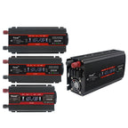 LCD Smart Home Car Inverter 12V To 220V Power Converter, 1500W, 2000W, 2600W, 3000W – TPU