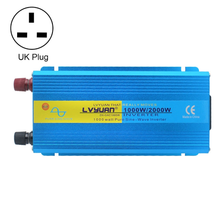 LVYUAN 2000W Car Home Pure Sine Wave Solar Inverter, 12V To 220V, 24V To 220V, 48V To 220V, 60V To 220V, 72V To 220V, 12V To 220V EU Plug, 12V To 220V UK Plug, 12V To 220V AU Plug, 12V To 110V US Plug